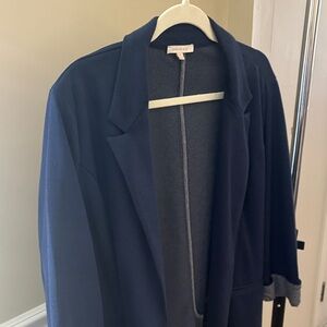 Skies Are Blue Dark Navy Knit Jacket
